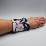 Portefeuille pour le poignet FLORAISON NOIRE
