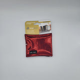 Portefeuille pour le poignet SCINTILLANT ROUGE