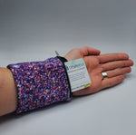 Portefeuille pour le poignet PAILLETTES MAUVE