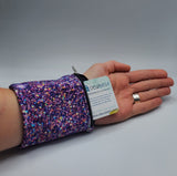 Portefeuille pour le poignet PAILLETTES MAUVE