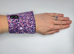 Portefeuille pour le poignet PAILLETTES MAUVE