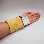 Portefeuille pour le poignet JAUNE AU COTON