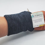 Portefeuille pour le poignet BLEU CHINÉ
